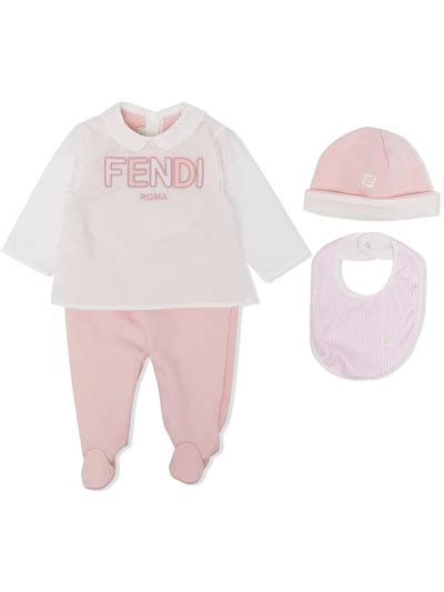 copertina baby fendi|Fendi Baby Grows & Sleepsuits .